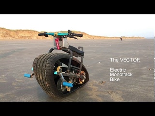 Making an electric monotrack bike.