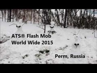 ATS Flash Mob World Wide 2015. Perm, Russia. Tribal-studio Demetra Tribe