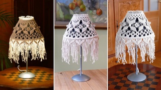 How To Macrame Lamp Shade | BOHO Lighting ideas