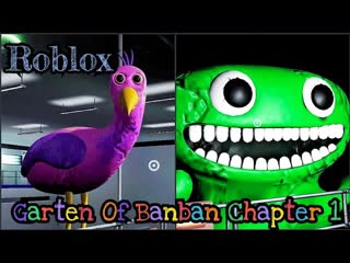 Garten Of Banban Chapter 1 In Roblox Full Gameplay