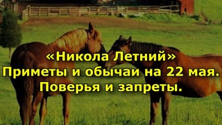 Никола Летний. Приметы и обычаи на 22 мая. Поверья и запреты.