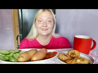 Мукбанг/Mukbang. Сардельки.