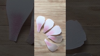 Crepe paper flowers - how to make Hibiscus paper - TA Diy ideas