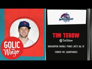 Tim Tebow explains what success in baseball looks like to him | Golic and Wingo | ESPN