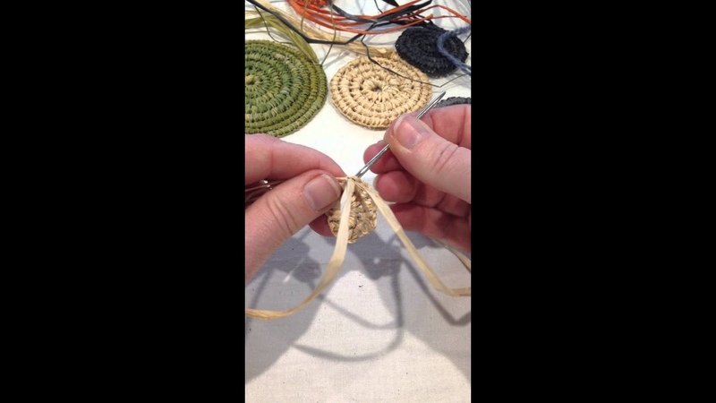 Craft school Oz adding extra thread to a coiled
