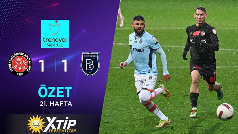 Merkur Sports, F. Karagümrük (1 1) R. Başakşehir Highlights, Özet, Trendyol Süper Lig 2023,