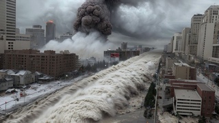 Italy now! The storm in Sicily became historic! The wind speed is 310 km/h!