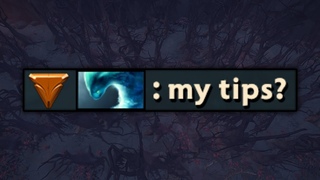 Asking for tips in dota