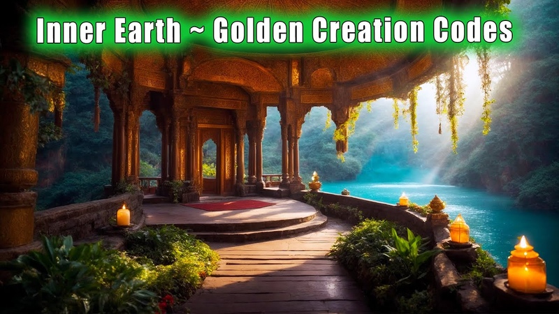 Inner Earth Golden Creation Codes ( NEW 5 D Solar Frequencies of CRYSTALLINE LIGHT ) First